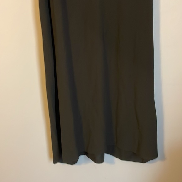 The Fisher Project Black Silk Mini Shift Dress Sleeveless size L - Picture 3 of 14